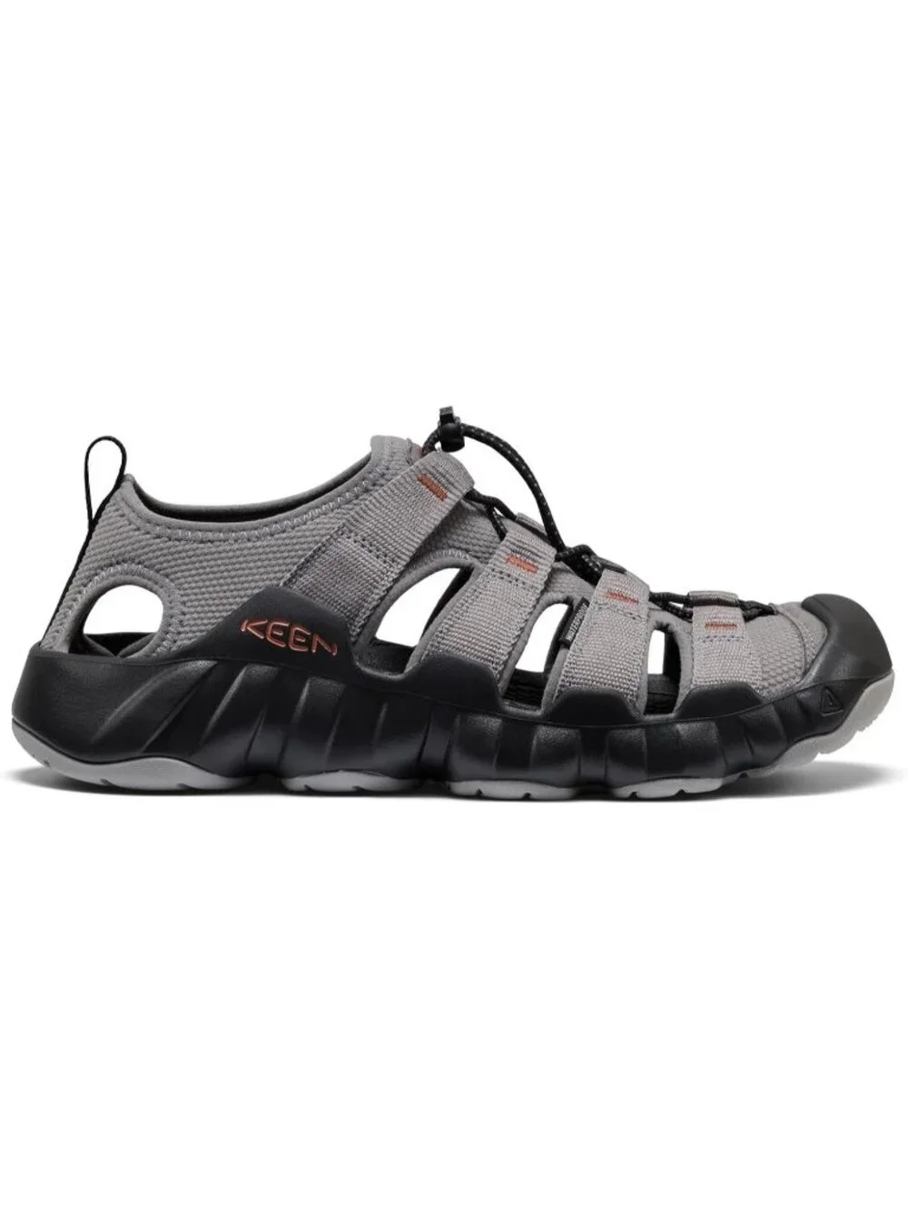 Men's Steel Grey Hyper port Closed Toe Breathable Comfortable Sandal Shoes